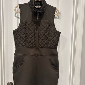 Athleta Scuba quilted Fleece Dress